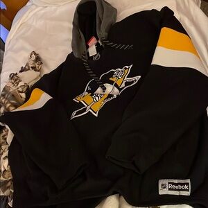 Reebok Black and Yellow Hockey Hoodie
